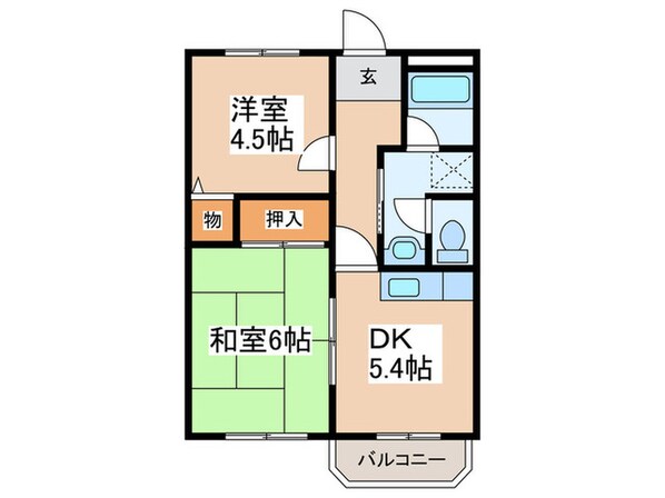 グリーンヴィラの物件間取画像